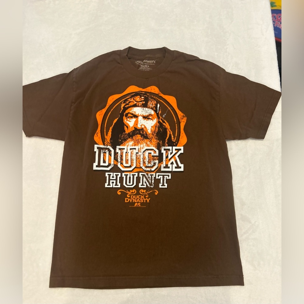 Duck Dynasty Men's Brown Graphic T-Shirt